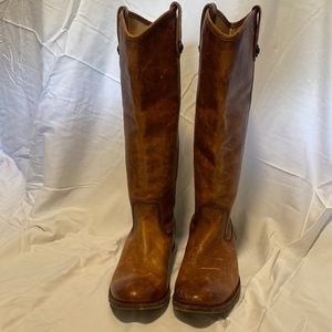 Melissa Button Lug Tall Frye Boots